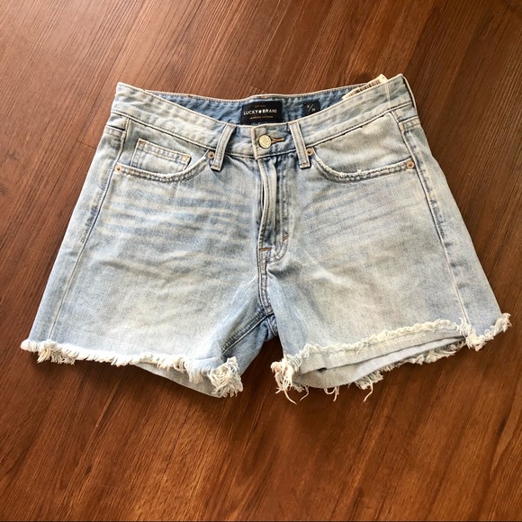 Lucky Brand Pants - Lucky Brand Frayed Cutoff Denim Shorts